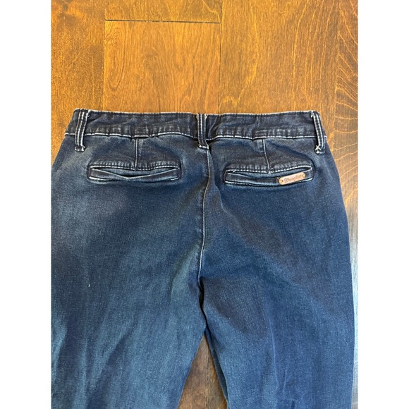 Wrangler Denim Flare Jeans Dark Wash Women's Size 5/6x34 Bootcut Jeans - Picture 7 of 9